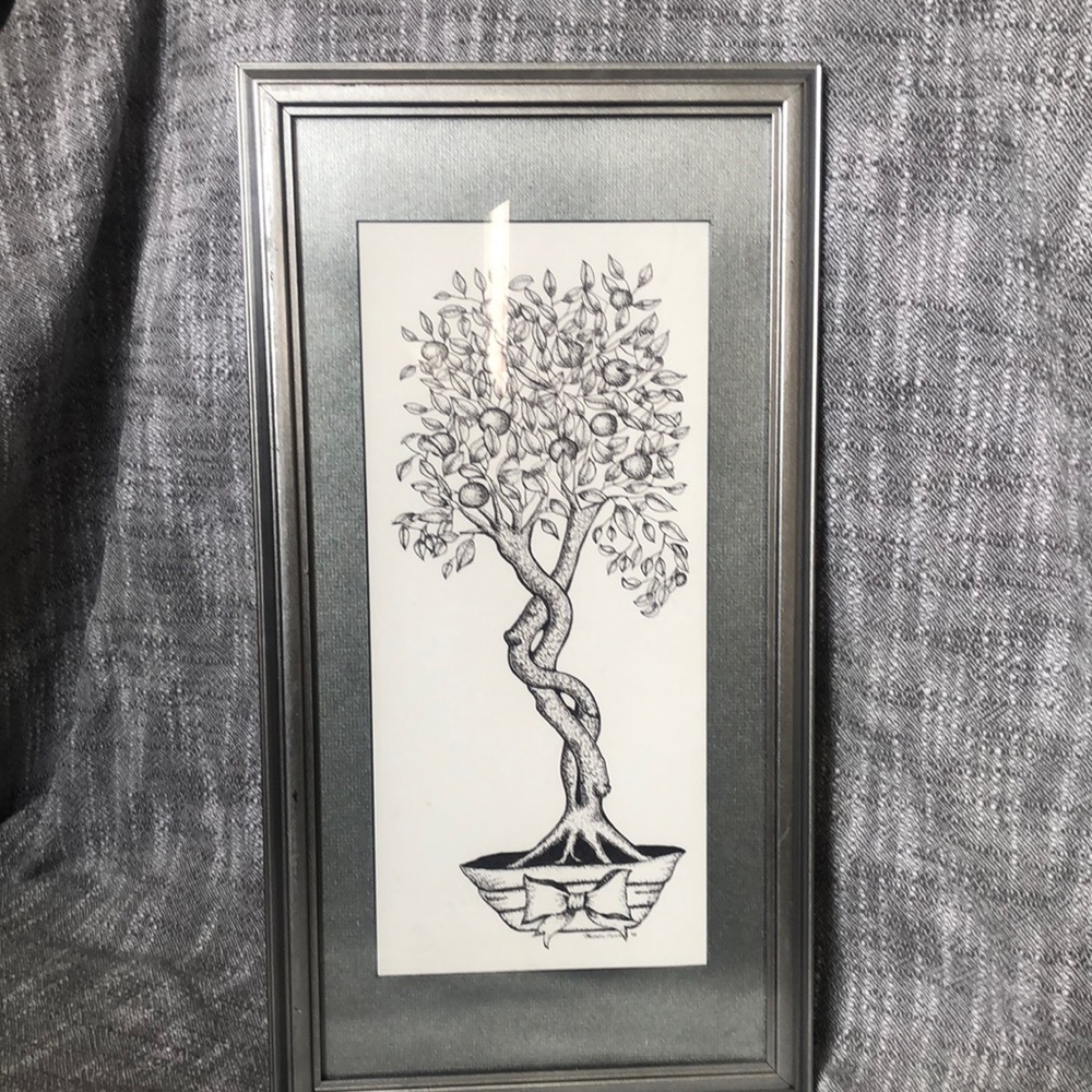 Original artwork. Signed. Small rough spot. See last pic.
